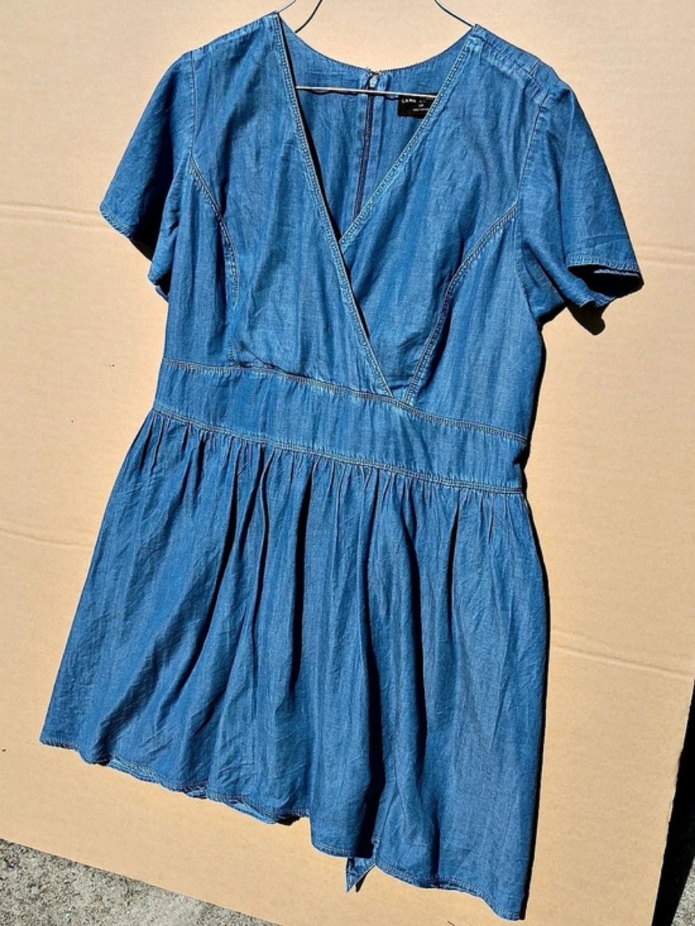 Lane Bryant Blue Mini Dress Size 22C Like New